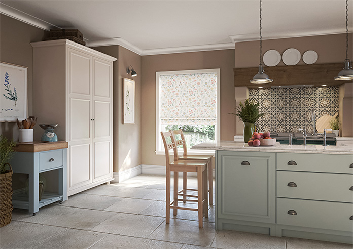 Floral Whimsy, Springtime - Twist&Fit Roman Blind - Image 6